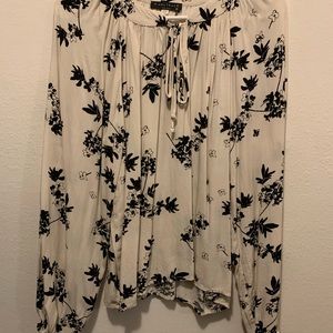 Black & White Blouse